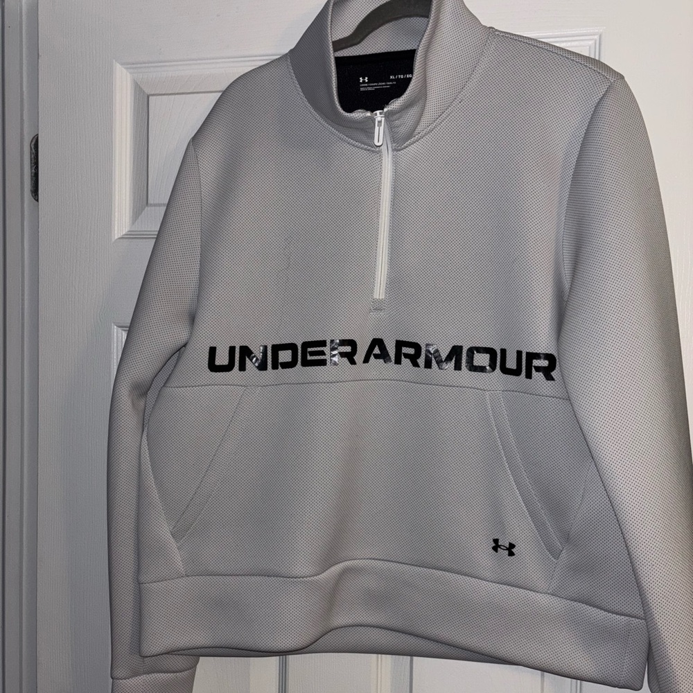 Under Armour Black and Gray Athletic Jacket